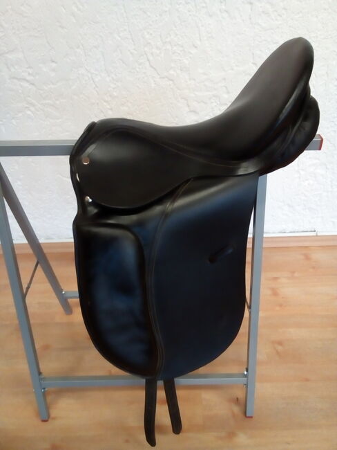 Dressursattel Leder neuwertig, H.B., Dressage Saddle, Rengsdorf, Image 5