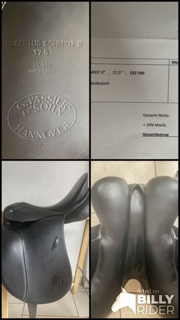 Dressursattel Passier Hubertus Schmidt II 17,5, Passier, Katharina , Dressage Saddle, Neubulach , Image 10