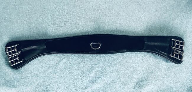 Dressur Leder Mondgurt, Busse  Curved -DR 65 cm schwarz Leder , Conny, Girths & Cinches, Esslingen, Image 4