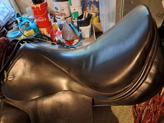 Dressursattel 17,5 Zoll, Cobra, Cantrup-Knoop, Dressage Saddle, Helmerkamp , Image 3