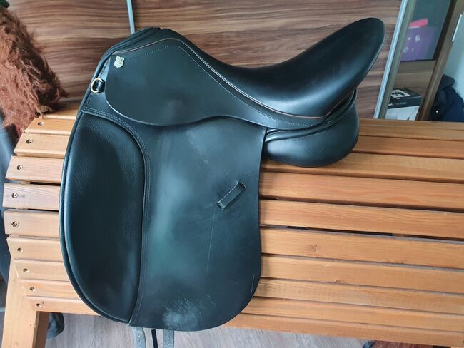 Dressursattel 17,5 Zoll, Zeisler  Massimo Dressur II , Melanie Leisten, Dressage Saddle, Würselen, Image 5