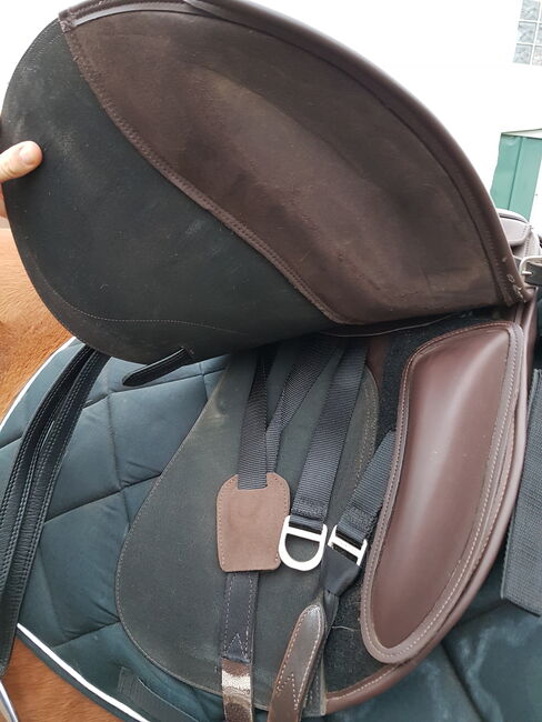 Dressursattel, 17 Zoll, Tekna, braun, Tekna  Icelandik, s-line, Heike Oestern , Dressage Saddle, Zellertal, Image 2