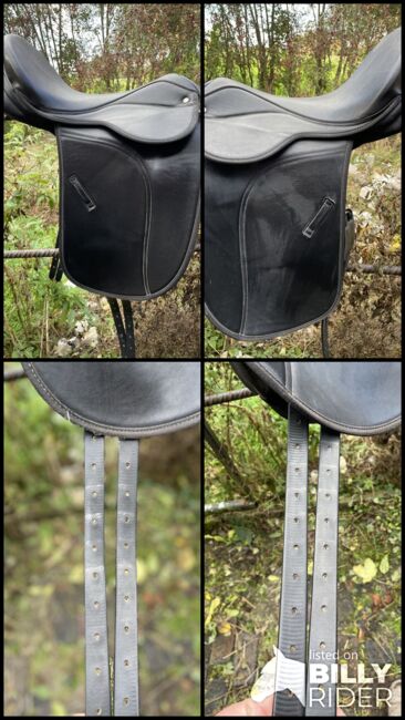 Dressursattel 26/28er Kammer, 17 zoll, Nadine Karkutt, Dressage Saddle, Schortens, Image 11