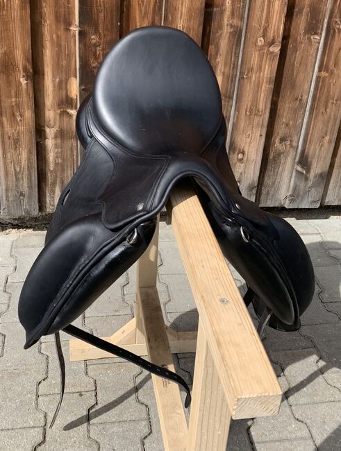 Dressursattel Childeric DNL 17,5 schwarz, CHILDERIC  DNL, Yvonne Blasche , Dressage Saddle, Grünwald , Image 3