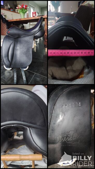 Dressursattel Dresch Tristan 17 Zoll, Dresch Tristan, Jessy, Dressage Saddle, Pretzien , Image 11