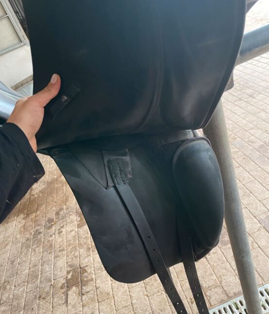 Dressursattel Euroriding Diamant 17“, 31er KW, frisch gepolstert, Euroriding Diamant, Privat, Dressage Saddle, Kleve, Image 4
