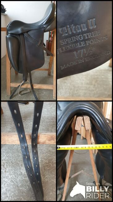 Dressursattel Euroriding Titan II 17,5 Zoll, Euroriding Titan II, Franziska, Dressage Saddle, Kahla, Image 10