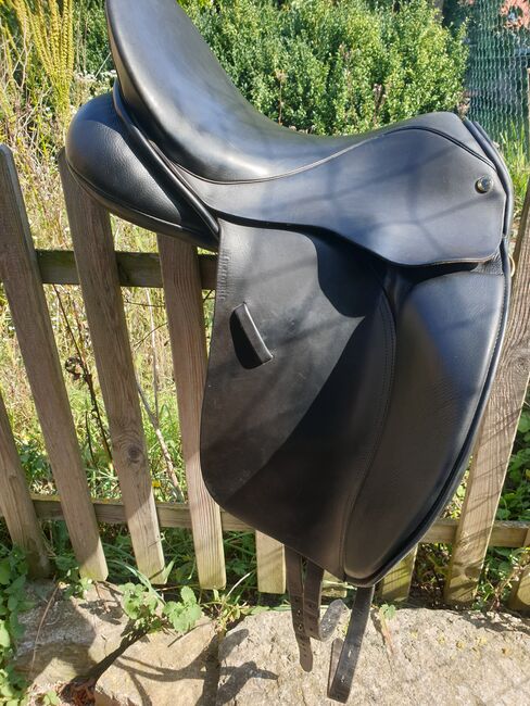 Dressursattel-Hintermayer Anatomic 17", Hintermayer Anatomic 17" Spring Tree 17" FIT 3 1/2, Tina Eberhardt, Dressage Saddle, Erfurt, Image 4