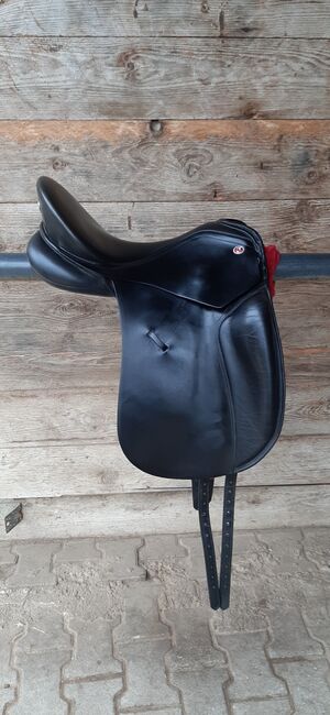 Dressursattel Kieffer Athen Exklusiv Drop Panel, plus Klettpauschen, Kieffer  Athen Olympic Exklusiv , Maresa, Dressage Saddle, Pfullingen, Image 4