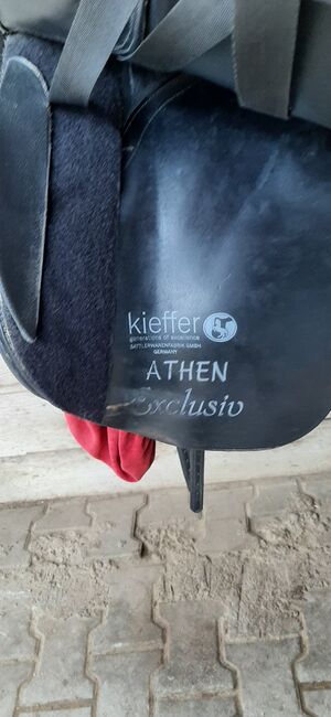 Dressursattel Kieffer Athen Exklusiv Drop Panel, plus Klettpauschen, Kieffer  Athen Olympic Exklusiv , Maresa, Dressage Saddle, Pfullingen, Image 5