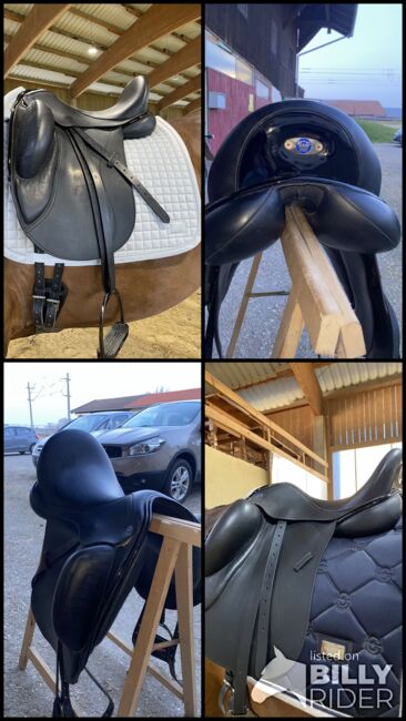 Dressursattel KM 17,5Zoll, KM Dressursattel 17,5Zoll, Christina, Dressage Saddle, Marquartstein , Image 8