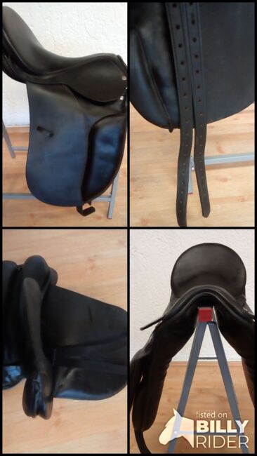 Dressursattel Leder neuwertig, H.B., Dressage Saddle, Rengsdorf, Image 8