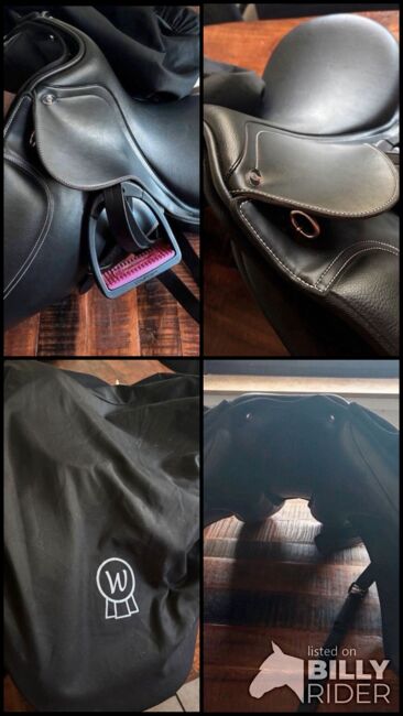 Dressursattel mit grünen Kopfeisen, Waldhausen , Lisa-Marie Rödel, Dressage Saddle, Marienheide , Image 5