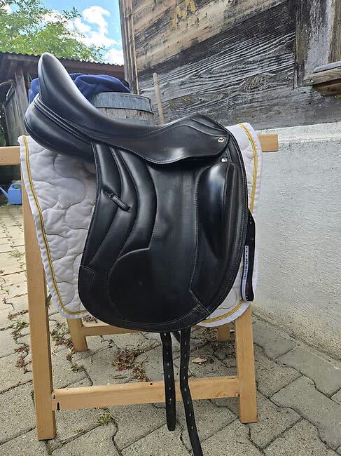 Dressursattel Monoblatt 18", Ella, Dressage Saddle, Glarus, Image 4