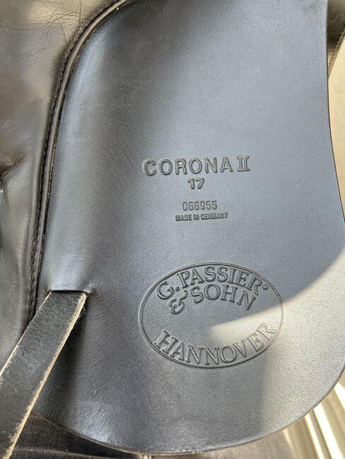 Dressursattel Passier Corona 2 17Zoll schwarz, Passier Corona 2, Joana , Dressage Saddle, Oberhausen, Image 9