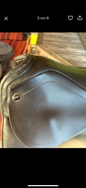 Dressursattel Pfiff Größe 17,5 schwarz, Pfiff, Jenny, Dressage Saddle, Odenthal, Image 2
