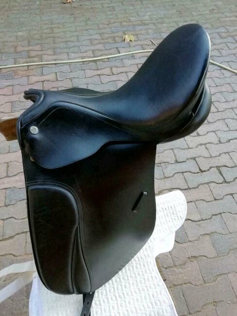 Dressursattel neuwertig, Meteor München Grand Tour, Anneliese Feil, Dressage Saddle, Übersee, Image 7