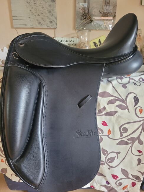 Dressursattel Seabis Vigo Pro 17,5 Zoll mit Lack, Seabis Vigo Pro, Anke, Dressage Saddle, Augsburg