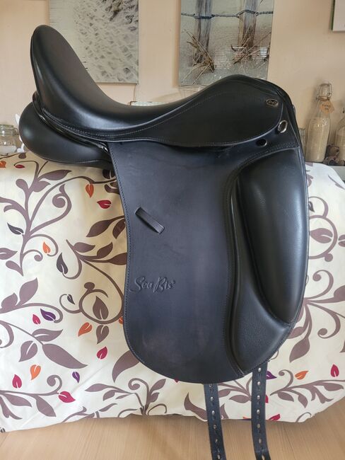 Dressursattel Seabis Vigo Pro 17,5 Zoll mit Lack, Seabis Vigo Pro, Anke, Dressage Saddle, Augsburg, Image 5