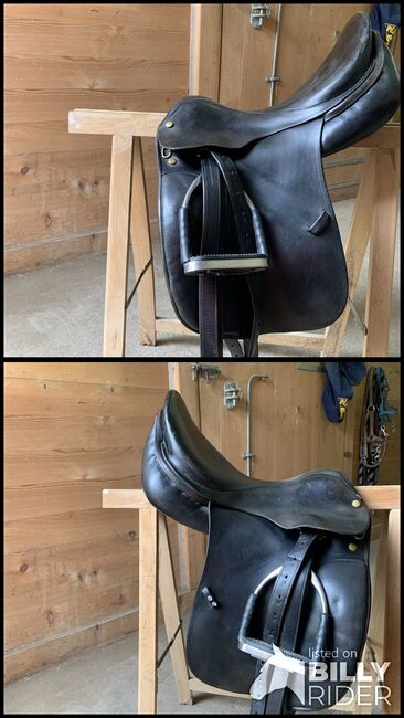 Dressursattel schwarz, P.A. Spirig, P.A. Spirig Gossau Dressur, Wespe, Dressage Saddle, Eriswil , Image 3