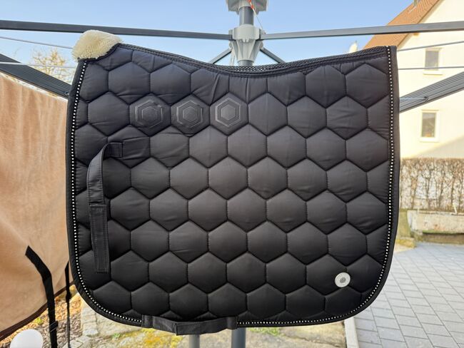 Dressur Schabracke Schwarz mit Strass, Verena, Dressage Pads, Neuenstein