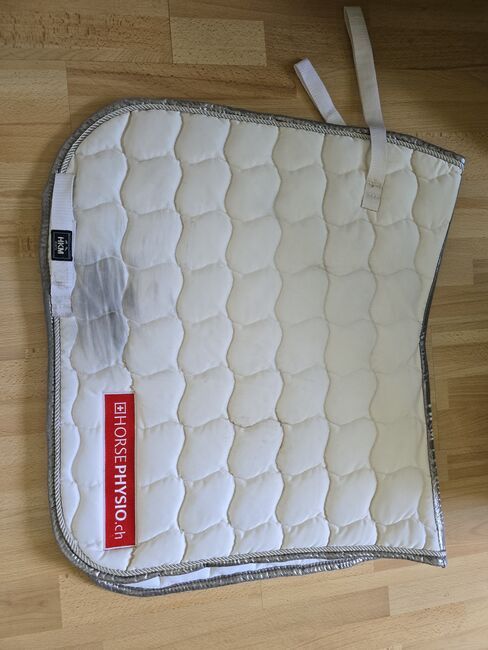 Dressurschabracke weiss, Mara, Dressage Pads, Rotkreuz