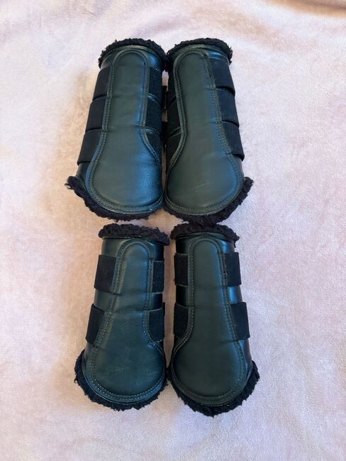 Dressurgamaschen mit Fell Vorne & Hinten M & L schwarz gebraucht, Waldhausen, Riva, Tendon Boots, Berlin, Image 3