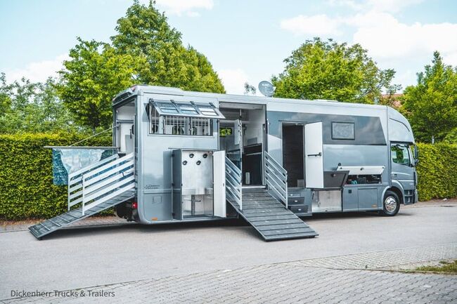 Pferdetransporter DT Wohnmobil MB Atego 1527 Popout 5 Stellplätze, Dickenherr Dickenherr Atego, Gerhard Strobel (Dickenherr Trucks und Trailers), Przyczepa konna, Baden-Württemberg - Unterschneidheim, Image 3