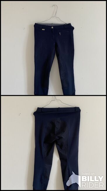 Dunkelblaue 4Riders Reithose, 4Riders Equiva, Christina N. , Breeches & Jodhpurs, Battenberg, Image 3