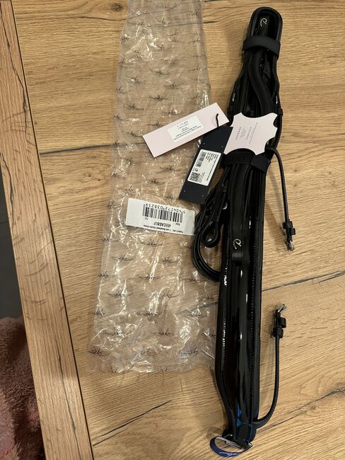 Dyon Kentucky Kandare NEU schwarz Leder, Dyon Kentucky  Kentucky Patent Large Crank Noseband Double Full New English Collection, Tini, Bridles & Headstalls, Pilsting
