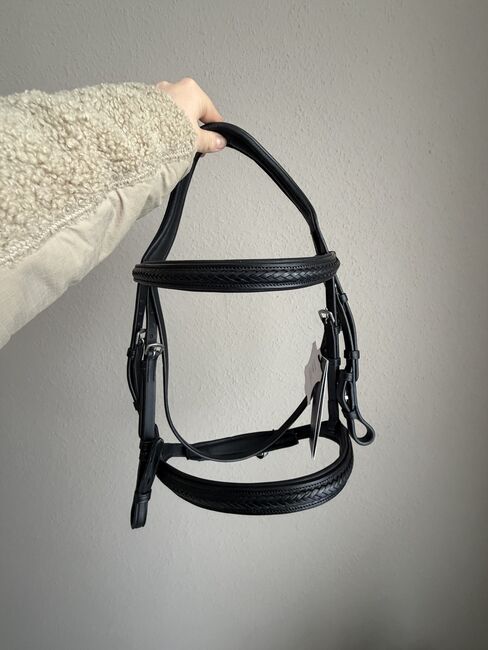 Dyon Trense Plaited NEC, schwedisches Reithalfter in schwarz, Dyon , Hannah , Bridles & Headstalls, Odenthal 