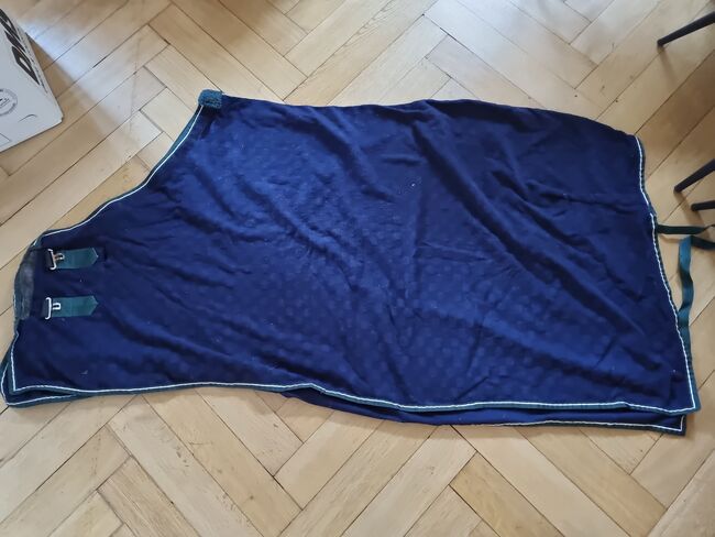 Fleecedecke Abschwitzdecke Gr. 125cm blau, Charlotte , Derki dla konia, Hamburg