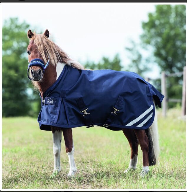 HKM Turnout Rug Mini 600 D Regendecke 115 cm ohne Füllung neu, HKM Turnout Rug Mini 600D , Sandy, Derki dla konia, Mayen, Image 2