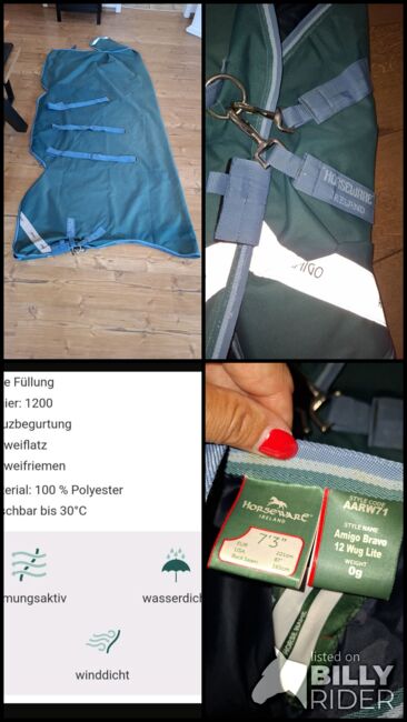 Horseware Outdoordecke Amigo Bravo 12 Wug Lite, Horseware  Amigo Bravo Wug Lite, Nadine Schäfer , Derki dla konia, Südheide , Image 8