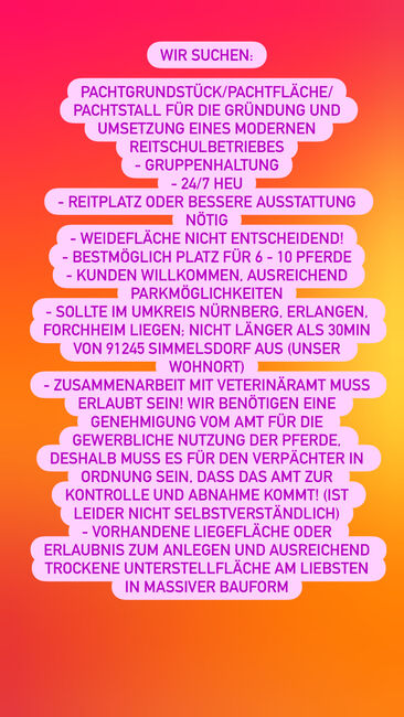 Pachtgrundstück zur Pferdehaltung - Nürnberger Raum, Verena Hamacher, Nieruchomości jeździeckie, Simmelsdorf