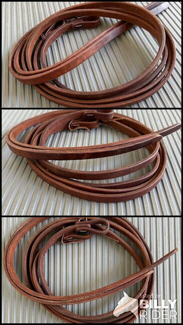 geteilte Westernzügel / Split Reins aus Harnessleder, Western Imports  Proline, Myriam, Pozostałe, Heilbronn, Image 4