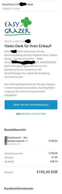 easyGrazer XL Fressbremse, easyGrazer  Classic, ponymausi, Halfter, Naumburg, Abbildung 6