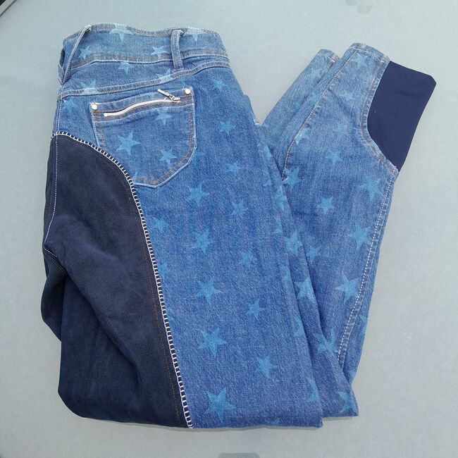 Ausgefallene Reithose Jeans mit Sternen Gr. 44, R.J., Breeches & Jodhpurs, Tettnang
