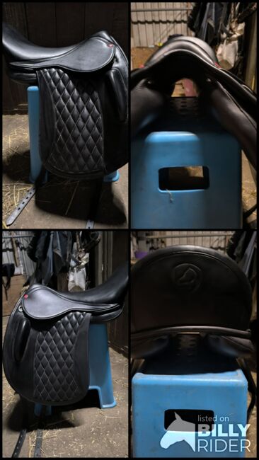 Edix dressuur 17.5 inch S, Edix Yasir, Nikki brand , Dressage Saddle, Oegstgeest, Image 5