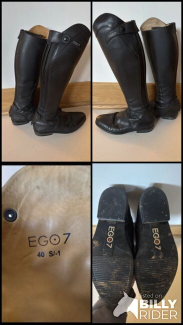 EGO 7 Black unlaced riding boots, EGO 7, Eve Murphy, Oficerki jeździeckie, Warwick, Image 7