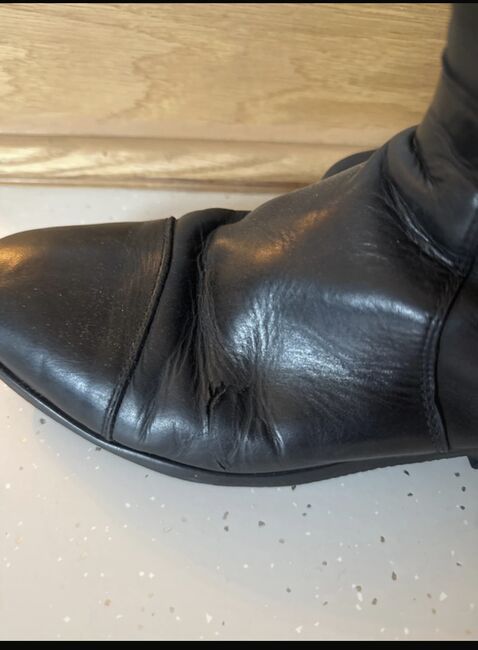 EGO 7 Black unlaced riding boots, EGO 7, Eve Murphy, Riding Boots, Warwick, Image 6