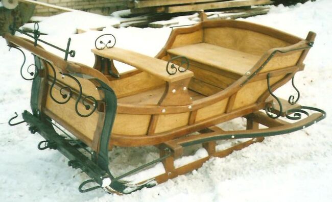 Sanie konnę dębowe, Marcin Zawadzki, Carriages, PAPROTNIA
