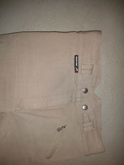 ejrostar reithose gr. 42 beige braun vollbesatz, eurostar, Katrin , Breeches & Jodhpurs, Tornesch , Image 2