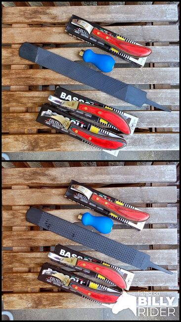Exklusives Hufbearbeitungsset mit Hufraspel und Hufmesseren Bassoli, Bassoli, Maya (Swisshorseshop), Podkuwanie koni, 8500 Frauenfeld, Image 3