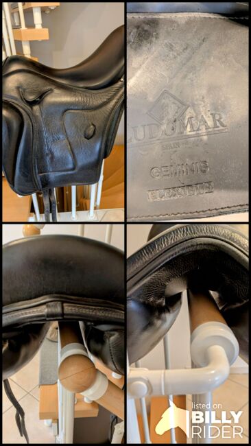 Ludomar Geminis flexible Sattel, schwarz, 18er Sitzfläche, Ludomar Geminis flexible, Katja Johst, Siodła ujeżdżeniowe, Bargteheide , Image 5