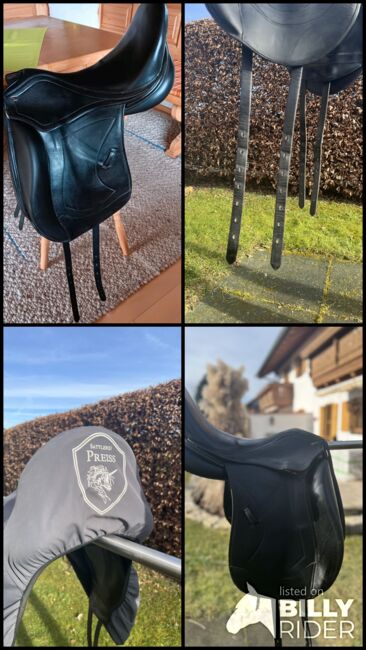 Elegance Nero Dressursattel von der Sattlerei Preiss 17 Zoll, Sattlerei Preiss  Elegance Nero , Laura , Dressage Saddle, Vogtareuth , Image 15