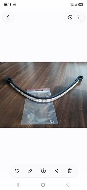 Edeles Warmblutstirnband, Handarbeit, Privater Anbieter , Browbands, Solms