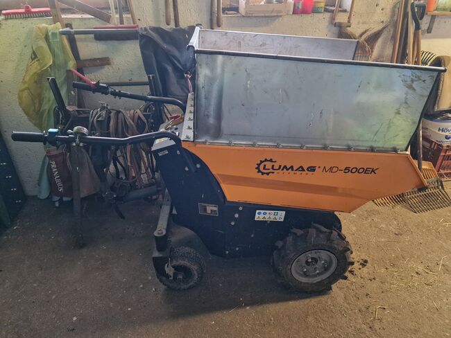 Elektro Mini Dumper, Muldenkipper, Lumag, Schubkarre, Lumag MD-500K, Katharina Neumaier, Sattelkammer & Boxenausstattung, München