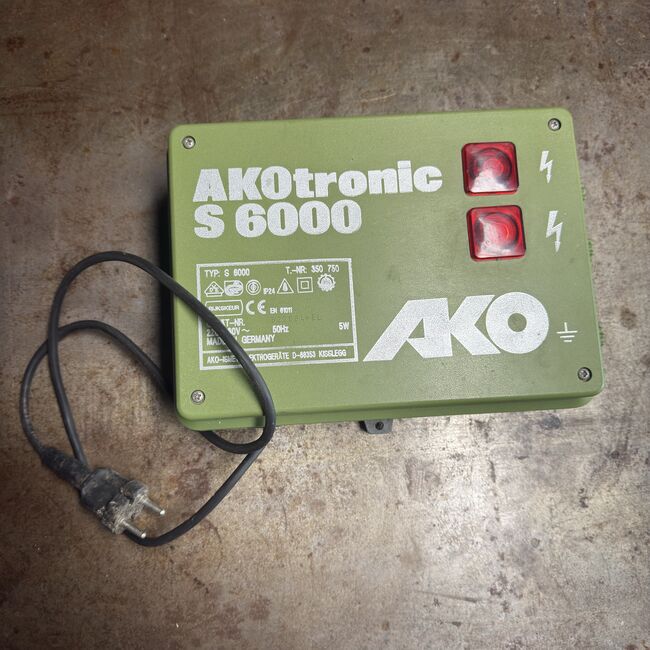 Elektrozaungerät 2 Anschlüsse AKO S6000 230V Weidezaungerät, AKO S6000, Jana , Weidezaungeräte, Hechthausen 