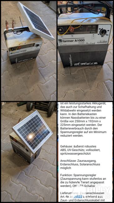 Weidezaungerät, Farmer  A 1000, Pia Ruppert , Electric Fence Chargers, Weigendorf/Oberpfalz b.Sulzbach Rosenberg , Image 5